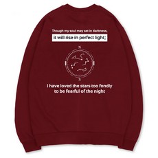 벤힛 별자리 세미 오버핏 특양면 맨투맨 패션의류/잡화/남녀 공용 의류 반품 최저가 6,660원