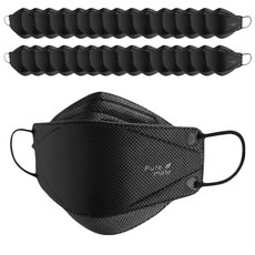 퓨어메이트 마스크 초소형 KF94, 50개입, 1개, 검정색 헬스/건강식품/건강/의료용품 반품 최저가 12,580원