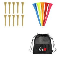 나야스타일 우드 골프 숏 티 10p + 플라스틱 골프 롱롱 티 5p + 파우치 세트 GFYP-182-1+175-3PU, 혼합색상 스포츠/레저/골프 반품 최저가 12,210원