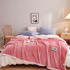 넛지앤밸류 이중 극세사 부드러운 벨벳감촉 심플 단색 담요 홈인테리어/담요 반품 최저가 8,320원