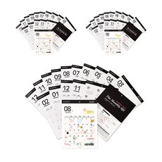 아이씨엘디자인 월간 캘린더 플래너 2022 L, 3개 문구/오피스/다이어리/플래너 반품 최저가 4,450원