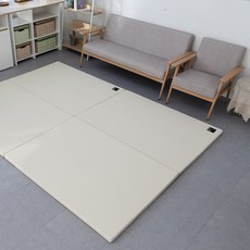 엘키즈 프리미엄 일반 폴더매트, 네츄럴크림 출산/유아동/매트/안전용품 반품 최저가 44,250원