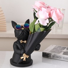 인테리어 오브제, 블랙불독 골드 꽃다발 바스켓 홈인테리어/선반/장식장 반품 최저가 17,490원