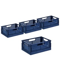 베리구즈 폴딩 수납박스, 4개, 네이비 홈인테리어/수납/정리 반품 최저가 12,200원