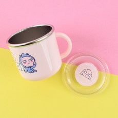릴팡 카카오프렌즈 BFF 안전핸들 논슬립 뚜껑 스텐컵, 어피치(KF6598), 1개 주방용품/유아동컵/빨대컵 반품 최저가 3,860원