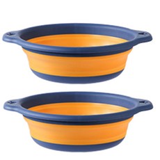 파라디 실리콘 접이식 다용도 대야, 2개 주방용품/주방조리도구 반품 최저가 12,000원