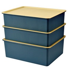 Y플러스 원 다용도 컬러 속옷정리함 3종세트, 딥블루, 1세트 홈인테리어/수납/정리 반품 최저가 9,220원