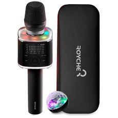 로이체 무선 2채널 사운드 레인보우 LED 블루투스 5.0 다이나믹 마이크 + 미러볼 + 파우치 세트, BTS-400MM(마이크), MB-8(미러볼), 혼합색상 가전디지털/음향기기 반품 최저가 36,000원