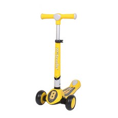 21st 로잉인더스트리 아동용 유로 레이싱 접이식 원터치 킥보드, 파인옐로우, 1개 출산/유아동/완구/교구 반품 최저가 51,620원