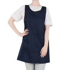 클린유니폼 원피스 방수 원피스형 양쪽트임 앞치마, 네이비, 1개 undefined/undefined 반품 최저가 10,590원