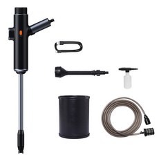 베이스어스 강력한 수압 충전식 휴대용 무선 고압 세차기, 1개 자동차용품/세차/카케어 반품 최저가 190,310원