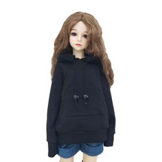 에피프램 BJD 구체관절인형 38~45cm 전용 코튼 후드티, 04 블랙, 1개 완구/취미/인형 반품 최저가 12,570원