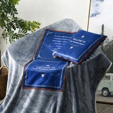 차박 캠핑 벨벳 쿠션 변신 이불 홈인테리어/담요 반품 최저가 5,270원