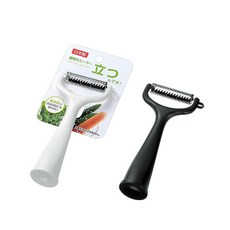 에코 스텐드형 채칼, 블랙 + 화이트, 2개 주방용품/주방조리도구 반품 최저가 3,520원