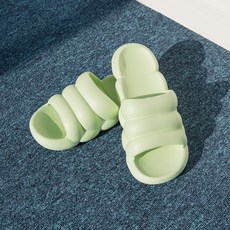 힐링스팟 푹신한 구름 슬리퍼, 그린, 1세트 홈인테리어/카페트/쿠션 반품 최저가 6,290원