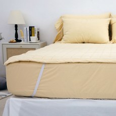 스코홈 순면 해피시리즈 논슬립 밴딩 침대패드, 해피 크림옐로우 홈인테리어/FW 침구샵 반품 최저가 14,840원