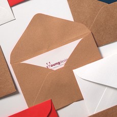 투영디자인 미니 카드봉투, 크라프트, 100개 문구/오피스/카드/엽서/봉투 반품 최저가 14,030원