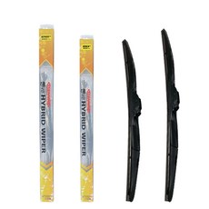 쎈나인 프리미엄 하이브리드 실리콘 초발수코팅 와이퍼 2p 세트, 1세트 자동차용품/차량관리/소모품 반품 최저가 8,050원