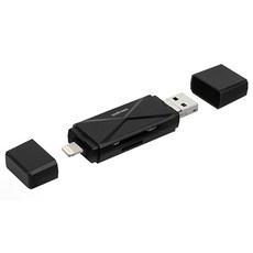 유니콘 3IN1 OTG 멀티 USB 카드리더기, 블랙, XC-1000A, 1개 가전디지털/휴대폰 액세서리 반품 최저가 7,760원