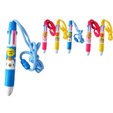 아이비스 6색목걸이볼펜 CR, 랜덤 발송, 6개 문구/오피스/필기류 반품 최저가 3,220원