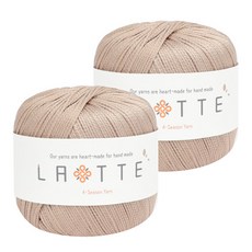 실바람섬유 라떼 뜨개실, 14 베이지, 2개 홈인테리어/DIY 패키지 반품 최저가 3,750원