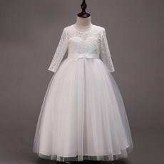 여아용 허리 리본 롱 드레스 문구/오피스/파티/이벤트 반품 최저가 44,500원