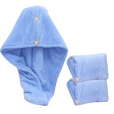 지니샵 고밀도 샤워 머리수건, 09 고급형 블루, 3개 홈인테리어/수건/타월 반품 최저가 7,930원