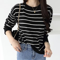 제니트 여성용 소마 단가라 루즈핏 라운드넥 니트 n1630 패션의류/잡화/여성패션 반품 최저가 12,930원