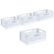 베리구즈 폴딩 수납박스, 4개, 화이트, 소(24 x 16 x 10 cm) 생활용품/수납/정리 반품 최저가 10,670원