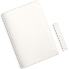 소이믹스 러브썸 가죽 북커버 L + 북마크, 아이보리, 1세트 문구/오피스/사무용품 전문관 반품 최저가 8,810원