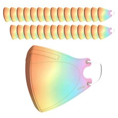 어린숨 엣지 컬러 마스크 소형, 30개입, 1개, 레인보우 생활용품/건강/의료용품 반품 최저가 13,390원