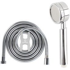 홈다움 몬스터 수압 상승 샤워기 헤드 + 스테인리스 샤워호스 2.0m, 1세트, 실버 생활용품/욕실용품 반품 최저가 10,440원