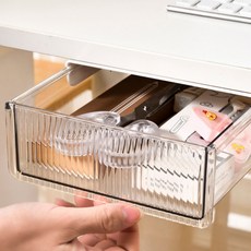 서랍식 책상 밑 수납함, 화이트, 1개 홈인테리어/수납/정리 반품 최저가 6,780원