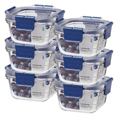 락앤락 탑클라스 정사각 밀폐용기 300ml, 6개 주방용품/밀폐저장/도시락 반품 최저가 22,460원