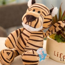 해솔 동물에 왕국 애착 인형, 호랑이 브라운, 1개 완구_취미/신생아/영아완구 반품 최저가 13,010원