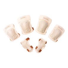 맘앤리틀 어린이 스포츠보호용품 3종 세트, 크림베이지, 1세트 스포츠/레저/킥보드/스케이트 반품 최저가 17,630원