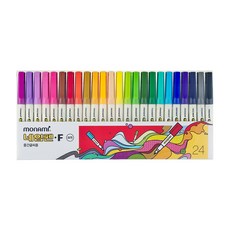 모나미 중간글씨용 네임펜 24색 세트, 혼합색상, 24개 undefined/undefined 반품 최저가 8,680원