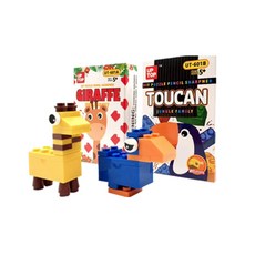 아이캣 DIY 레고 연필깎이 2종 랜덤발송, 기린, 큰부리새, 1세트 undefined/undefined 반품 최저가 6,450원