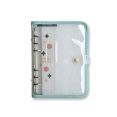 플레픽 트윙클 6공 바인더 북커버 A6, 민트, 1개 문구/오피스/다이어리/플래너 반품 최저가 6,520원