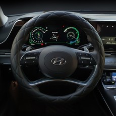 실리콘 차량용 핸들커버, BLACK 자동차용품/인테리어 반품 최저가 20,900원