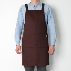 라미아스텔라 도톰한 H형 카페 바리스타 앞치마 XL, 브라운, 1개 주방용품/주방잡화 반품 최저가 18,880원