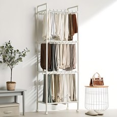 엠에프매직하우스 무볼트 드레스룸 카트형 바지걸이 3단 행거, 화이트 홈인테리어/침실가구 반품 최저가 57,900원