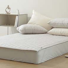 타카타카 메종 고밀도 바이오워싱면 누빔 고정밴딩패드, 아몬드 홈인테리어/FW 침구샵 반품 최저가 33,000원