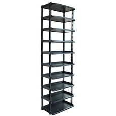 와이드 다용도 신발수납장 10단, 블랙, 1개 생활용품/수납/정리 반품 최저가 12,320원