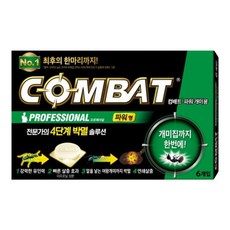 컴배트 개미용 베이트 파워형, 6개입, 1개 생활용품/살충제/벌레약 반품 최저가 2,940원