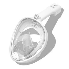 이츠라이프 풀페이스 스노클링 마스크 2세대 + 매쉬 파우치 +스노클 튜브, 화이트 완구_취미/물놀이/계절완구 반품 최저가 14,020원