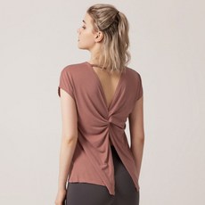 여성용 요가 필라테스 커버업 반팔 티셔츠 스포츠_레저/헬스/요가/댄스 반품 최저가 11,150원