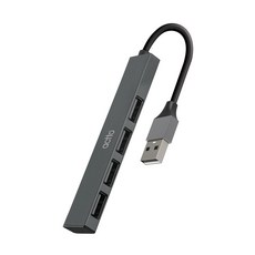 엑토 USB 2.0 4포트 무전원 포트확장 멀티허브 HUB-50, 그레이, 1개 가전디지털/PC부품 반품 최저가 11,060원