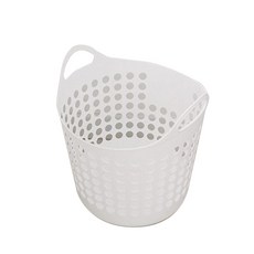 팬톤 대용량 다용도 세탁바구니, 화이트 홈인테리어/바구니/바스켓 반품 최저가 5,100원