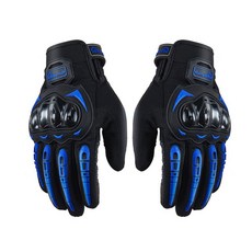 미뉴강베리 휴대폰 터치 레이싱 오토바이 장갑, 블루 자동차용품/오토바이용품 반품 최저가 11,060원